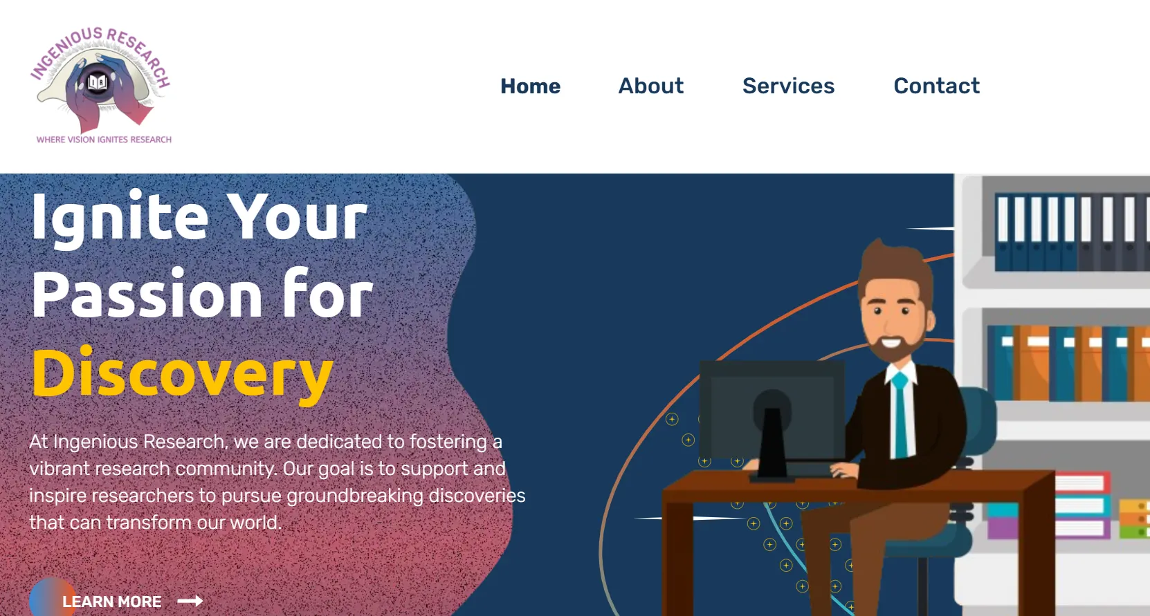 Ingenious Research website screenshot