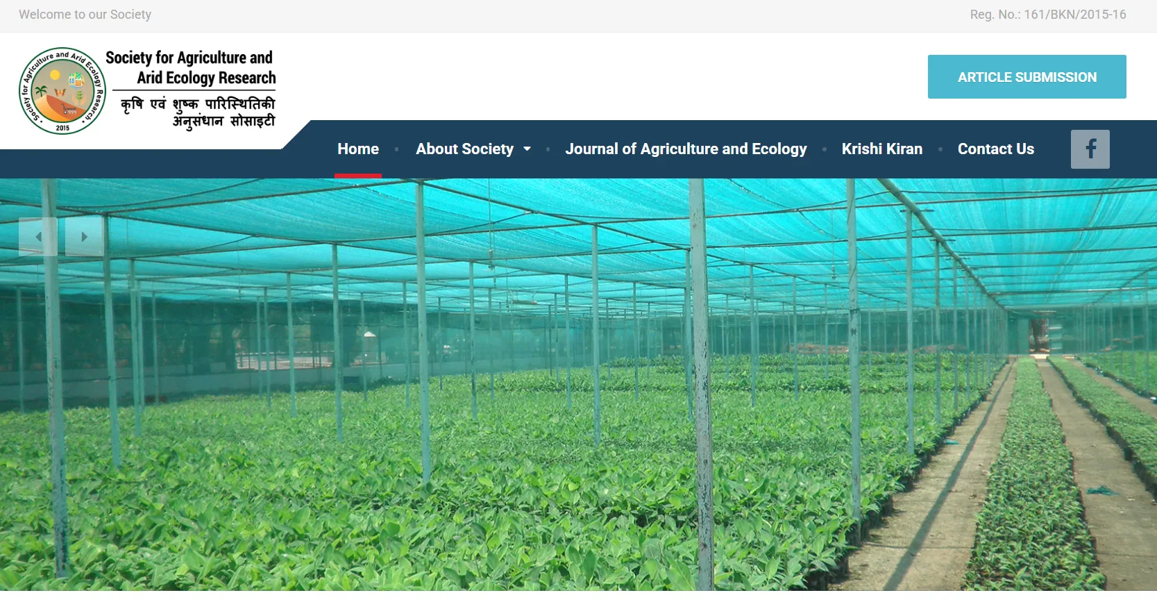 SAAER journal website screenshot